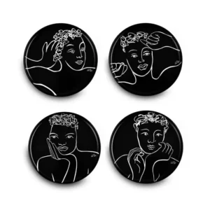 0n-sp-skbb__sideplates_4plates_topview_2021 SIDE PLATE SET OF 4 \ Sketchbook Black