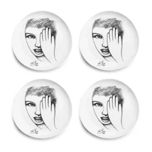 0p-dp-efd-4_1 DINNER PLATE SET OF 4 \ Eye For Detail