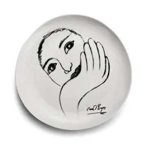 0p-dp-faf_4 DINNER PLATE \ Face Facts