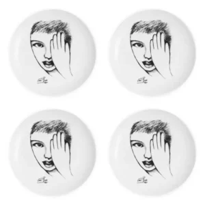 0p-sp-efd-4_1 SIDE PLATE SET OF 4 \ Eye For Detail