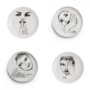 cb_product_mix_set_side_plate SIDE PLATE SET OF 4 \ Sketchbook Mix