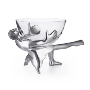xblgst-adu GLASS BOWL AND STAND \ All Dressed Up