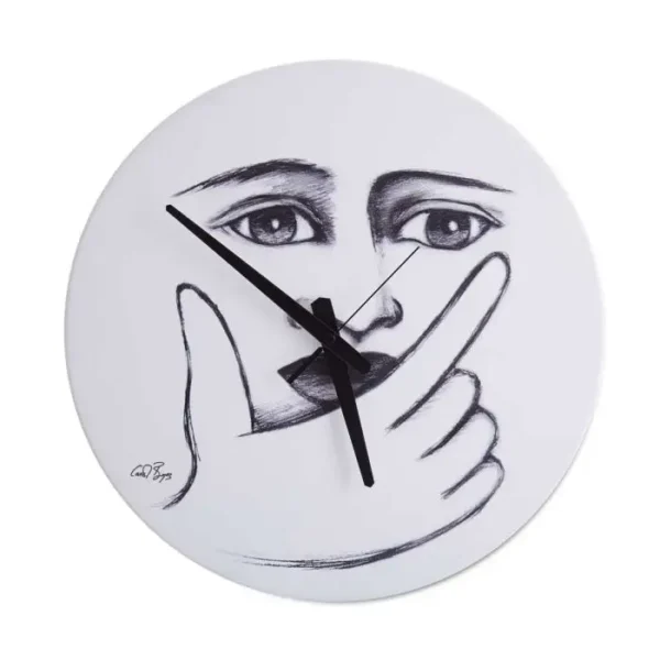 WALL CLOCK LARGE wait a second